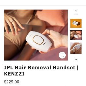 IPL Hair Removal Handset | KENZZI